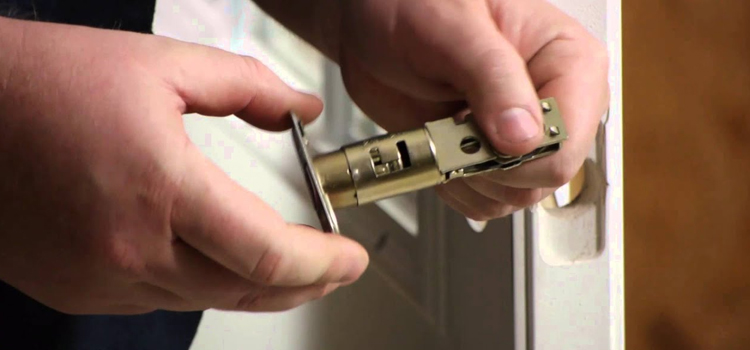 Front door lock repair in Lemoore Station